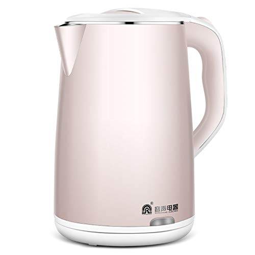 JF Bouilloire lectrique 1.8L en Acier Inoxydable Cafetire 1500W Rapide Chauffage/Arrt Automatique Faire bouillir la Protection Sec sans BPA LED sans Fil Indicateur