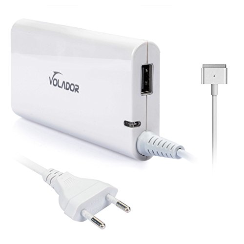 45W MagSafe 2 Energien-Adapter, Volador Macbook Luft-Aufladeeinheits-Wiedereinbau mit USB-Hafen für Macbook 11 "13" A1436 A1465 A1466