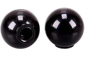 TRUCK DUCK® Universal Ersatz Knauf Kugelgriff 40mm mit M10 Innengewinde Kunststoff Kugel Kegel Schraub Griff rund Hebel Schalter KFZ LKW