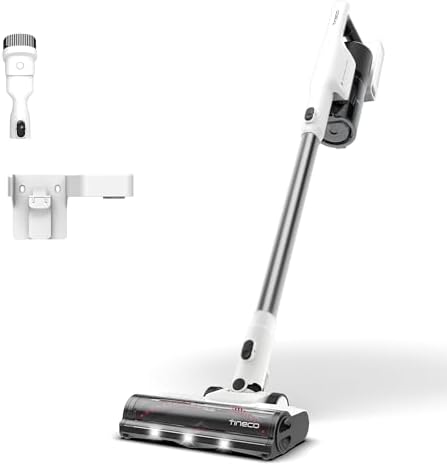 Tineco PURE ONE A25 Aspirapolvere Senza Fili 200AW, Autonomia 60 Min, Luce LED, Tecnologia PureCyclone, Filtraggio a 6 Stadi