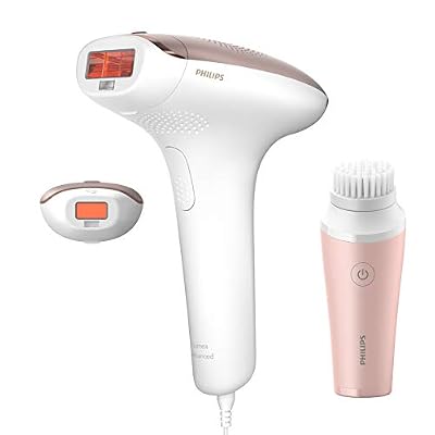 Philips BRI922/00 Lumea Advanced Epilateur à lumière pulsée avec 2 Embouts Corps/Visage et brosse nettoyante visage VisaPure mini