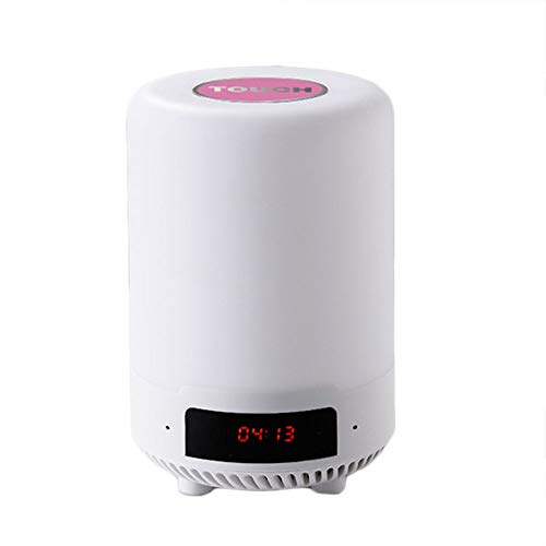 Preisvergleich Produktbild NINOMI Bluetooth Audio LED Nachtlicht Drahtlose Schreibtischlampe Schlafzimmer Nachttischlampe,Pink