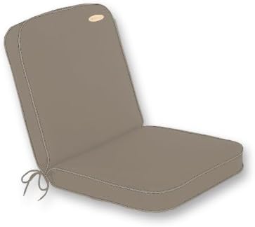 Bespoke Collection Outdoor Furniture Taupe Garden Chair Mid Back Seat Cushion
