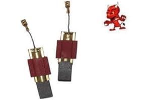 MASCHINEN-TEUFEL Kohlebürsten Motorkohlen passend für Miele W 3242, W 3243, W 3244, W 3245, W3242, W3243, W3244, W3245