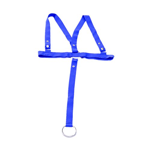 Preisvergleich Produktbild Sexy Maenner Thong Tanga Badehose Bodysuit string riemenbody Jockstrap Blau