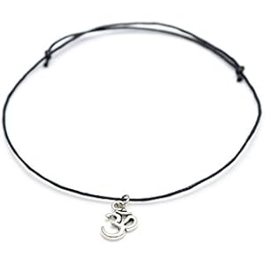 Fußkettchen Om Silber