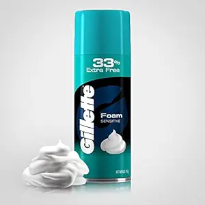 Gillette Classic Sensitive Shave Foam - 418 g (33% extra)