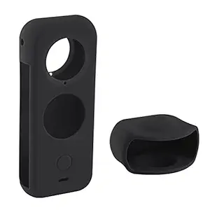 Belity Full Body Dustproof Silicone Protective Case with Lens Cover Replacement for Insta360 ONE X2 Panoramic Camera