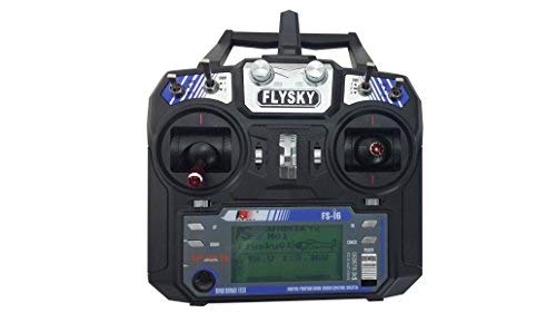 SM Flysky FS-i6 2,4 G 6 CH transmisor y receptor sistema pantalla LCD para RC Helicóptero Nueva llegada más nueva versión