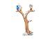 Produktbild Blueqier Mini Miniatur Moos Micro Landschaft Zweig Owl Ornamente DIY Outdoor Garten Dekor Home Pflanze Geschenk (Gelb) Ornament