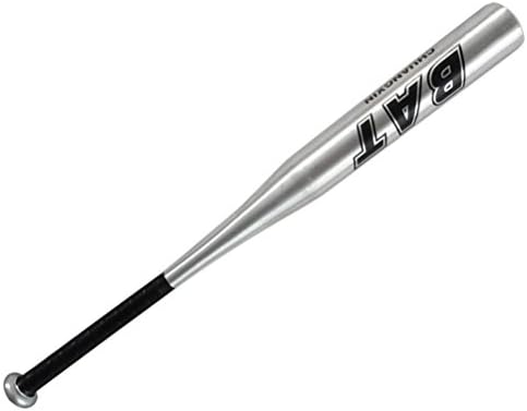 SNNplapla Aluminum Metal Alloy Baseball Bat Racket Softball Outdoor Sports 34" Silver