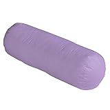 Love2Sleep 50: 50 Poly Baumwolle 182,9 cm Superking Hals Rolle/rund Nackenrolle Kissen Fall lila