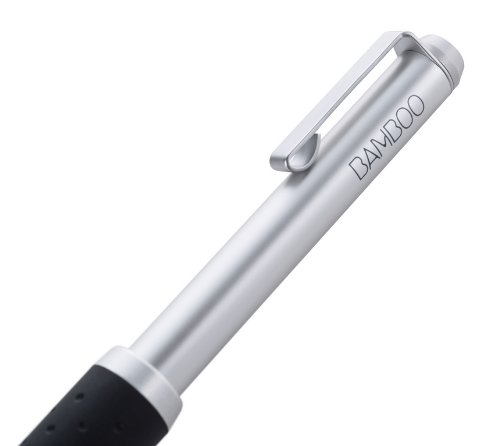 Wacom Bamboo Stylus pocket CS-200 Eingabestift (ausziehbar für iPad, Smartphones & Tablet-PCs) silber/schwarz - 4