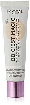 L'Oréal Paris - BB Crème 5 en 1 Perfecteur de Teint Universel/ Hydratation 24H/FPS20 - Teinte : Très Clair (01) - 30 ml