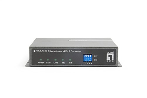 Preisvergleich Produktbild LevelOne VDS-0201 VDSL Ethernet Konverter Annex B