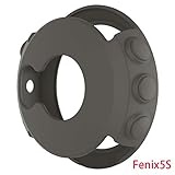 Meisijia Ersatz für Fenix ​​5S Smart Watch Fall Kratzer beständig Armbanduhr Abdeckungs-Silikon-Stoß- Shell