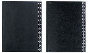 Preisvergleich Produktbild Herlitz 10421402 Pultordner A-Z schwarz