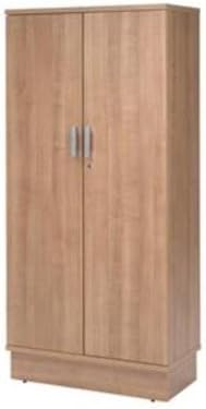 421883 - Adroit Virtuoso Tall Storage Unit (W800 x D420 x H1610mm) Cherry Marbella