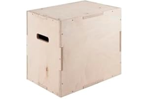 CANNON - Jump Box Cajón Pliométrico de Madera. Caja de Salto para Hacer Deporte, Cross Training, Fitness Musculación y Crossfit