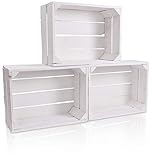 STABIL: Im Gegensatz zu anderen Dekokisten sind unsere Holzkisten alle genagelt und nicht genietet. Dadurch sind die Kisten deutlich robuster und hochwertiger.