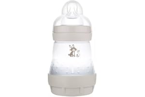 Mam 9001616812316 Easy Start Butelka antykolkowa (160 ml) - smoczek o wolnym przepływie 1 dla noworodków - Idealna butelka do karmienia piersią z antykolkową podstawą - Kolor : wydun