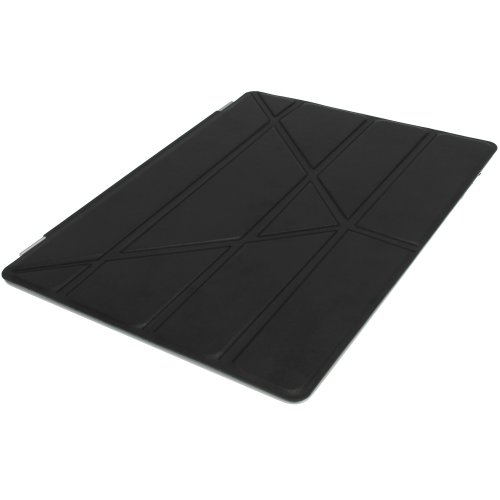 igadgitz Schwarz Faux Leder Kunstleder ‚Cover Mate Transformer‘ Cover für Apple iPad 2, 3 & Neue iPad 4 mit Retina Display 16GB 32GB 64GB Mit Sleep/Wake Funktion & Magnetischen Klipp - 2