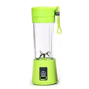 ShoppyCharms Multi-Purpose Portable USB Electric Juicer 4-Blades, Protein Shaker, Blender Mixer Cup (Multicolor) - SC-0131
