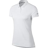  Nike Women\'s Dry Golf Polo, Mujer, (Blanco 100), Small (Tamaño del Fabricante:S)