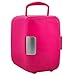 Produktbild Tragbarer Auto-Kühlschrank des Auto-4L Auto-doppeltes Verwendungszweck-Heizung und Kühlkasten-Minikühlschrank,Rosered