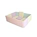 Produktbild JUEJIDP Kinder-Spielzaun, dicker 6CM-Indoor-Software-Zaun, Wohnzimmer-Baby-Splitter-resistente Kriechmatte Kinderlaufstall (Farbe : A)