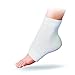 Dr. Pedi Heel Socks for Cracked Heels Moisturising Silicone Gel Protectors Socks (White)