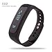 Produktbild Torus Pro Ultimate E02 Activity Tracker Smart Watch Smart Band Schrittzähler und Kalorienzähler mit Bluetooth Aktivität Tracker Herren/Damen 4.0 OLED-Bildschirm Smart Fitness-Band, Activity Tracker kompatibel mit iPhone/Samsung/Android Smart Handy. Die Activity Tracker und Schlaf Monitor funktioniert über Handy App – Sync Schrittzähler und Schlaf Tracker, Schrittzähler und Kalorienzähler, Nachricht Benachrichtigungen Call Alarmierung, Alarm, Erinnerungen, Get Up und Alarmierung Go, Anti Handy Verlust mit, exklusiven Logo. USB-Aufladung.