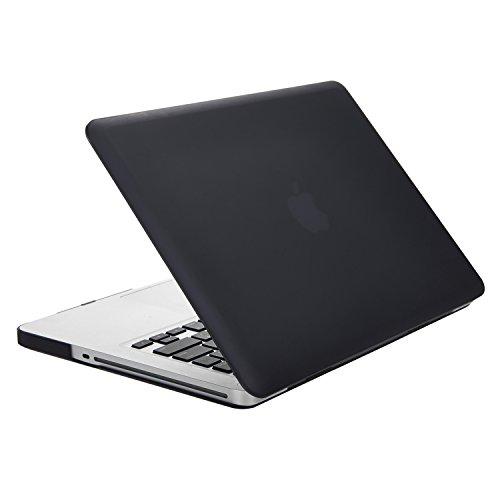 Macbook Pro 13 Hülle,TECOOL [Ultra Slim Serie] Plastik Hartschale Schutzhülle Snap Case,Silicon Tastatur Abdeckung und Schirm Schutz Tasche Cover Zubehör für Apple MacBook Pro 13.3 Zoll – Schwarz - 5