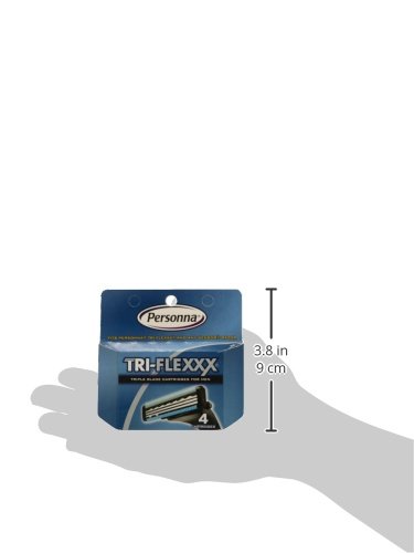 Tri-Flexxx, Triple Blade Cartridges for Men, 4 Cartridges - Image 3