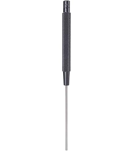 Set Di 4 Punzoni In Ottone Starrett SB248Z, Diametri 3/16 – 3/8″, Lunghezza Totale 8″, Con Asta Zigrinata E Sacchetto In Tessuto