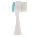 Segolike 2 in 1 Facial Deep Cleansing Brush Face Body Care Pore Exfoliator Cleanser Massager Scrubber - white green RS.425.00
