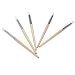 Anself Nail Art Silicone Sculpture Pen For Emboss Carving Polish Craft Wooden Handle Nail Art Salon Tool Set 5Pcs/Set
