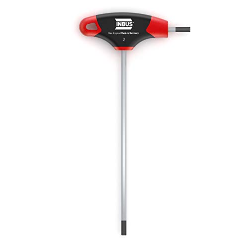 INBUS® 70068 Llave hexagonal con mango en T e HybridTouch de 3 mm I Made in Germany