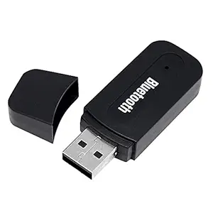 Plasmic USB Wireless Bluetooth Dongle V4.0 Audio Music Receiver Adapter Amplifier for Android, Laptop, Music System, Home Theater, Car Audio System & Others