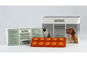 Selectavet Gastrosel | 100 Tabletten | Ergänzungsfuttermittel für Hunde und Katzen | Zur Unterstützung der physiologischen Verdauung | Mit Magnesiumoxid und Kaolinit