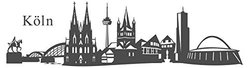 dekodino Wandtattoo Skyline Köln