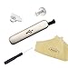Price comparison product image Mudder 5-in-1 Replacement Accessories for Samsung Galaxy S5, USB Charger Port Cover Flap Waterproof + Plastic Holder + Screw + Screwdriver + Cleaning Cloth (Golden)