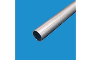 Commentfer - Tubo de acero redondo (diámetro 38 mm, grosor en mm, 1,5 mm, longitud en metros, 2 metros, secciones en mm, 38 mm