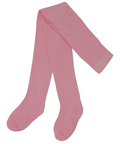 Infant Girls Cotton Tights - 3 Colours Available - Age 1 - Cream - 1-2 Year Old