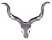 Produktbild WOHNLING Hirschgeweih S Wanddekoration 55 cm Deer Alu Aluminium Farbe silber Aluminiumdekoration Wandgeweih Designdekoration modern Wandgestaltung glönzend Jagdtrophöe Wohnzimmerdekoration Hörner