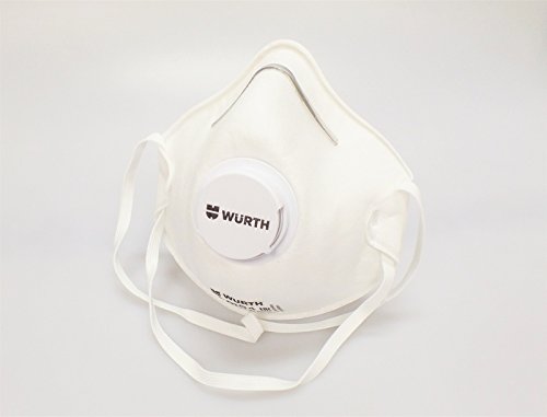 Preisvergleich Produktbild Würth Atemschutzmaske (4053479611945) Staubmaske Lackiermaske Mundschutz