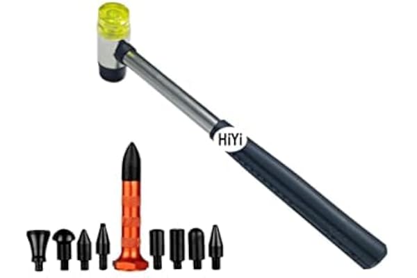 Kit de réparation 10 pièces Hiyi sans Peinture pour Bosses, Marteau pour débosseler soi-même.