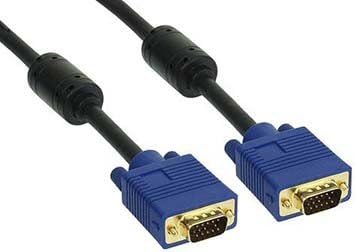Kindermann 7483000405 5 m VGA (D-Sub) VGA (D-Sub) Black, Blue VGA Cable – Cables 5 m VGA, VGA (D-Sub), VGA (D-Sub), Male, Male, Gold