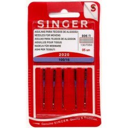 SINGER-AIGUILLES MACHINE À COUDRE DOMESTIQUE TAILLE STANDARD 100/16 TRÈS RÉSISTANT