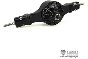 BONRI LESU Metal Rear Axle for 1/14 Scale TMY Model RC Tractor Truck Car Q9021 DIY